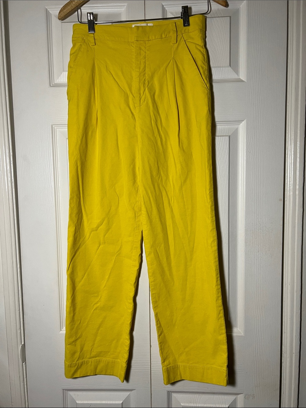 Anthropologie Yellow Straight Leg Pant Women’s 2
